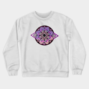 Purple Portal Mandala Crewneck Sweatshirt